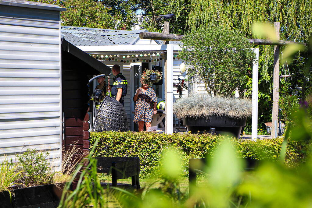 Persoon gewond bij werkzaamheden in chalet