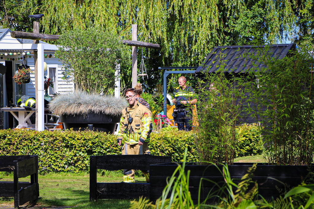 Persoon gewond bij werkzaamheden in chalet