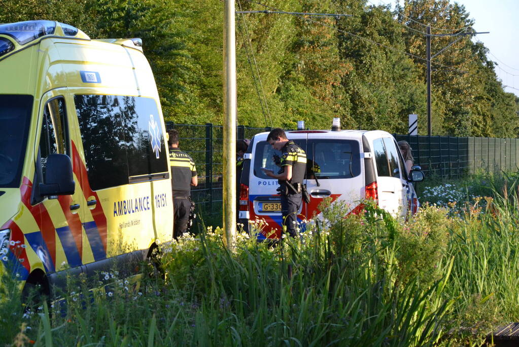 Fietser aangereden door scooterrijder