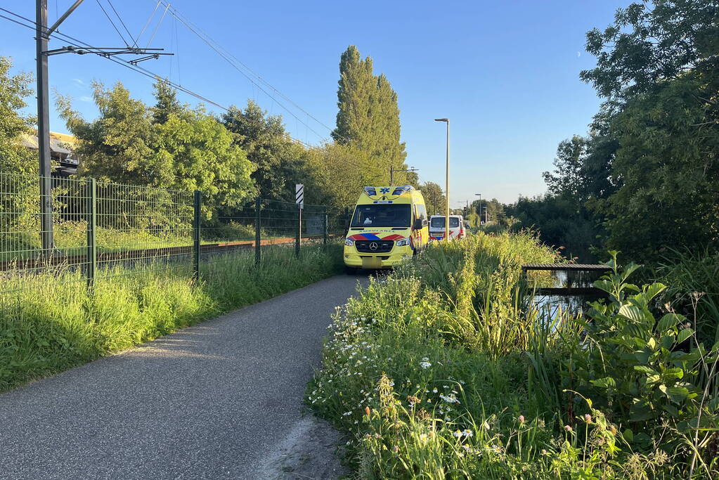 Fietser aangereden door scooterrijder