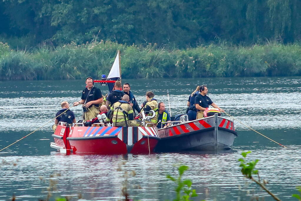 Grootschalige zoektocht naar drenkeling