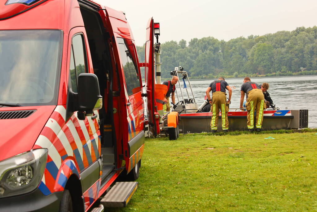 Grootschalige zoektocht naar drenkeling