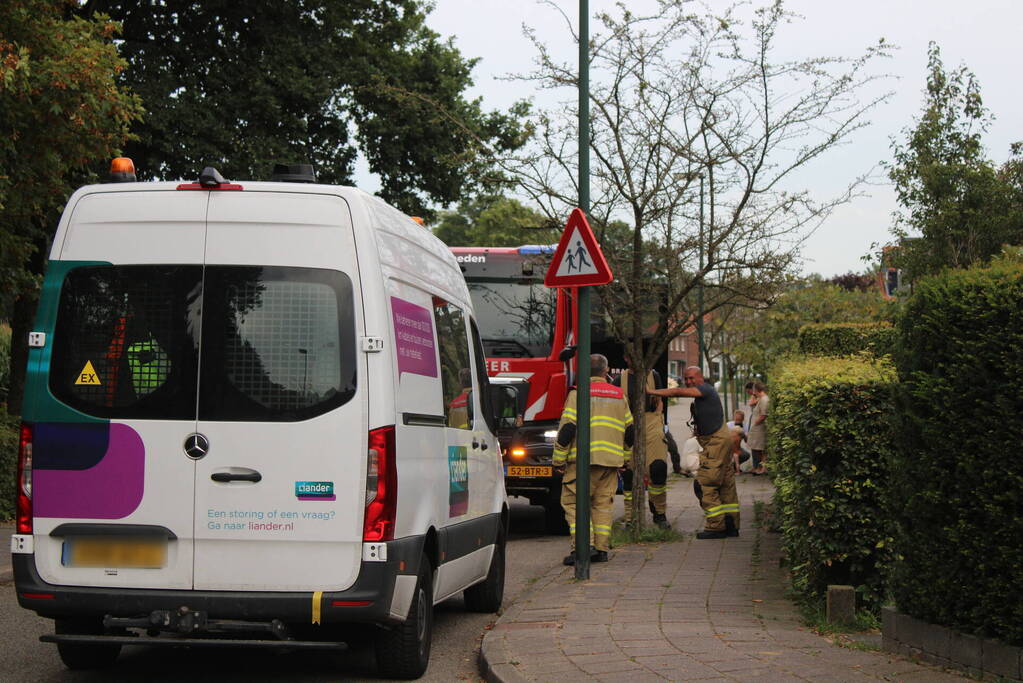 Mogelijke gaslekage in woning