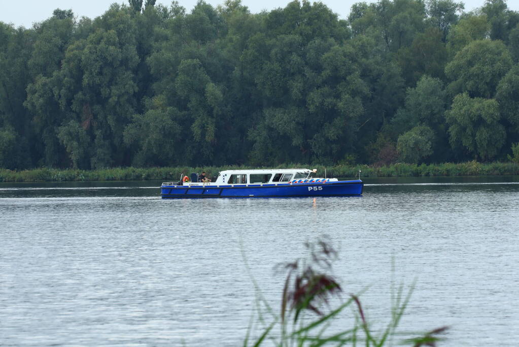 Politie zoekt met sonar naar drenkeling