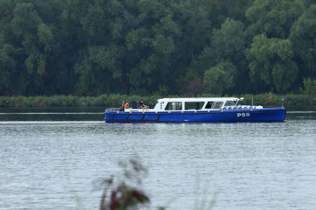 Politie zoekt met sonar naar drenkeling