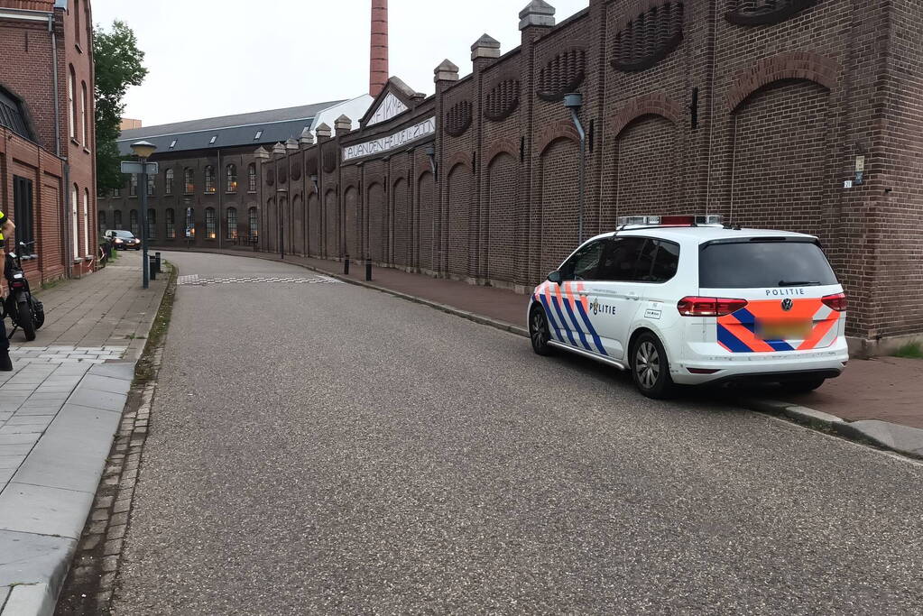 Fatbiker en fietser in botsing