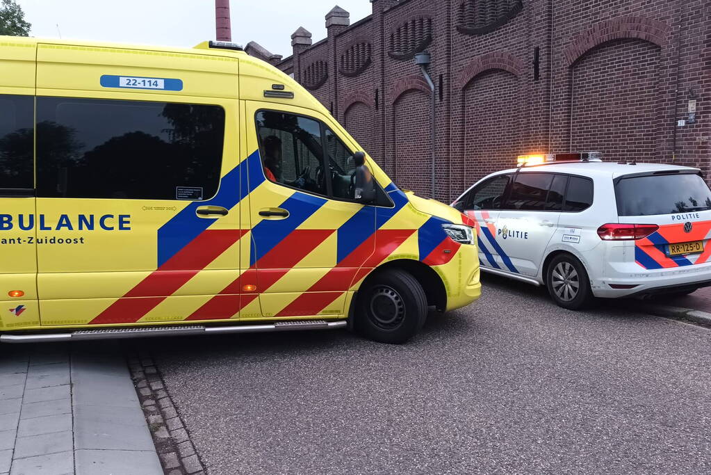 Fatbiker en fietser in botsing