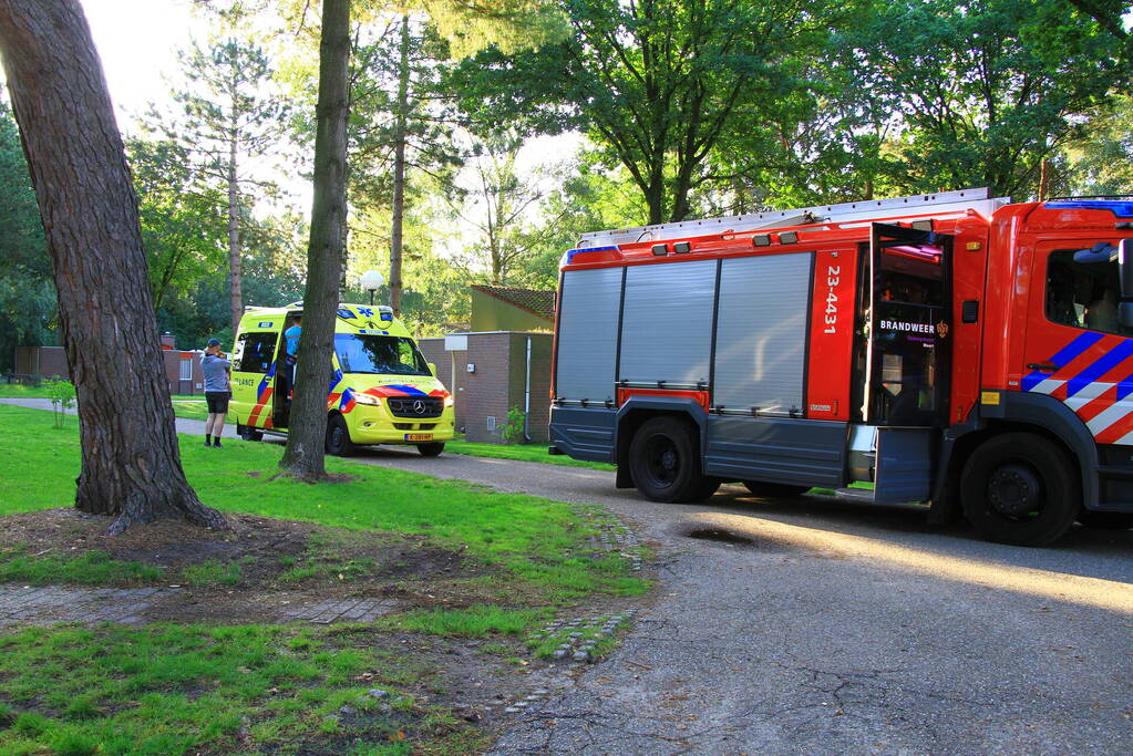 Brandweer verricht metingen in vakantiewoning