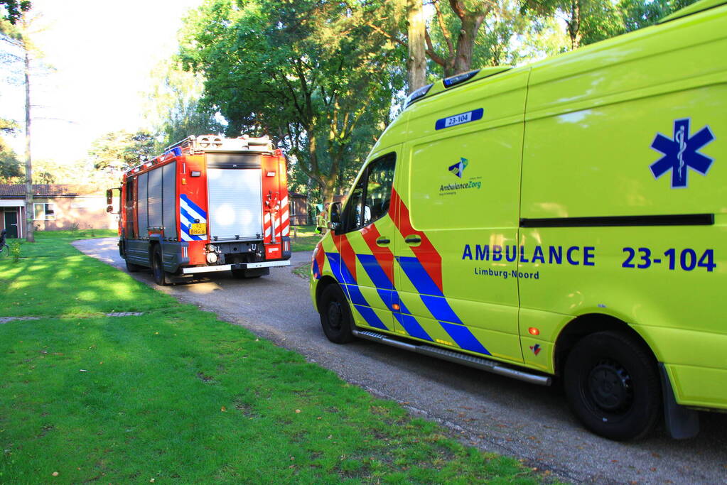 Brandweer verricht metingen in vakantiewoning