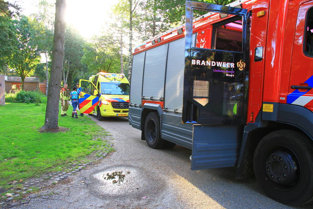 Brandweer verricht metingen in vakantiewoning