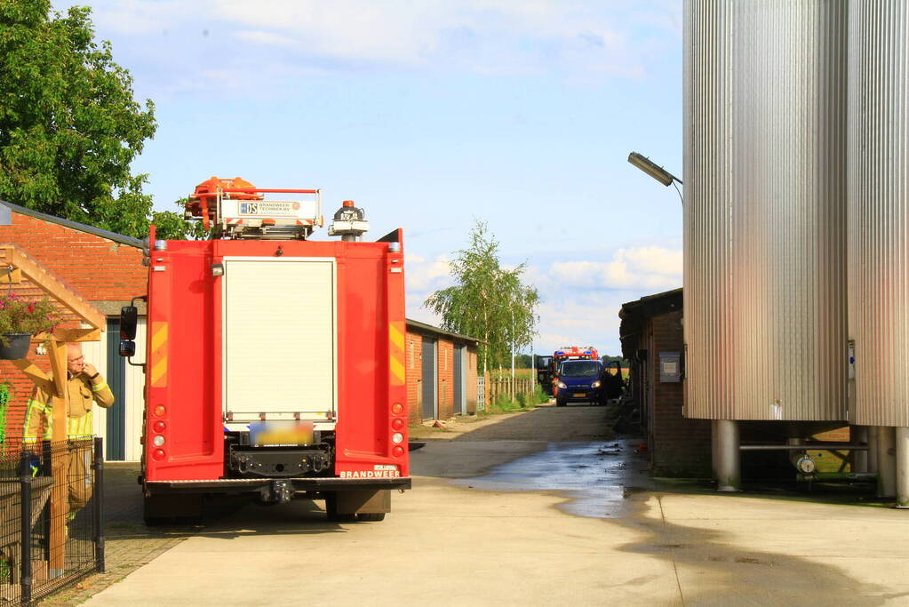 Brandweer ingezet voor dier in de problemen in koeienstal