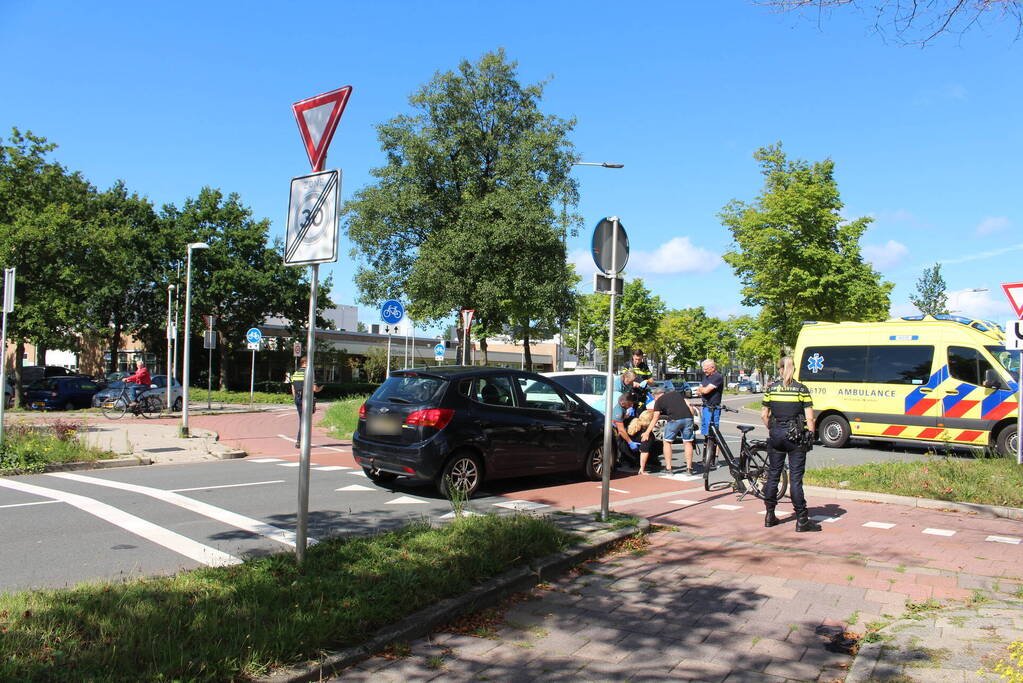 Fietser aangereden door automobilist