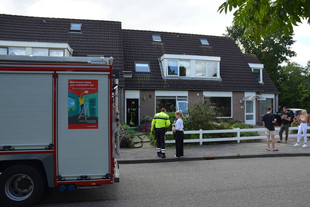 Vaatwasser vat vlam in woning