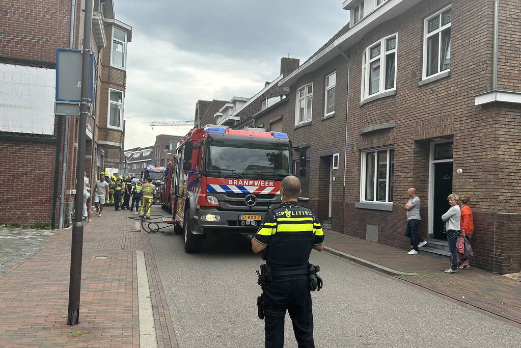 Brand in woning snel geblust