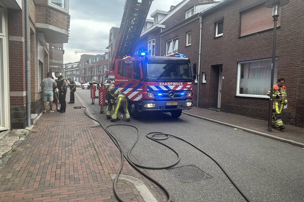 Brand in woning snel geblust