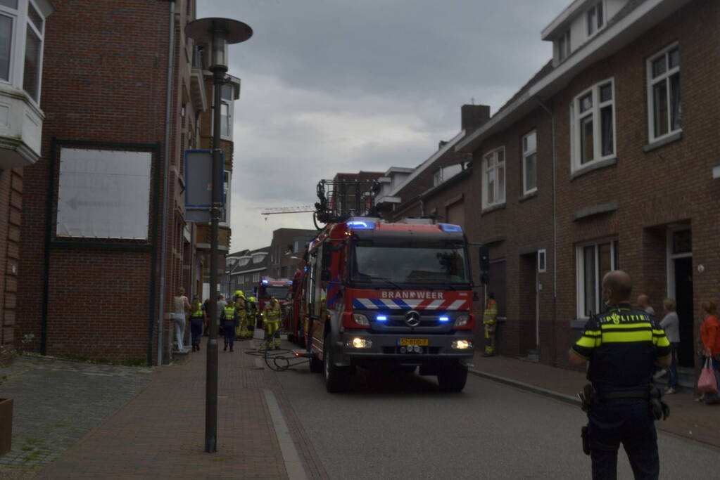 Brand in woning snel geblust