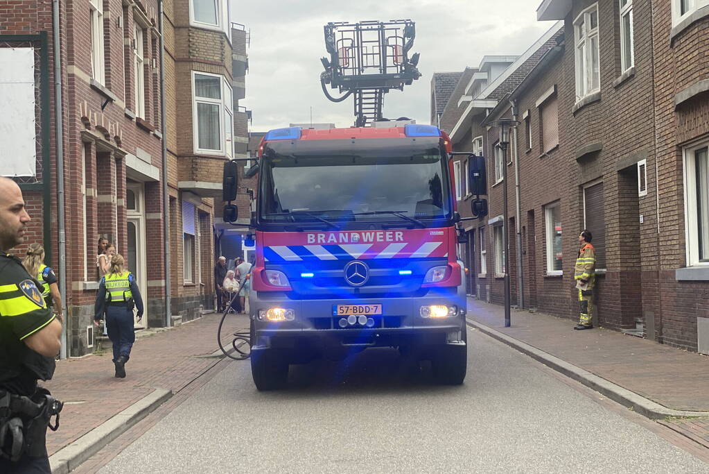 Brand in woning snel geblust