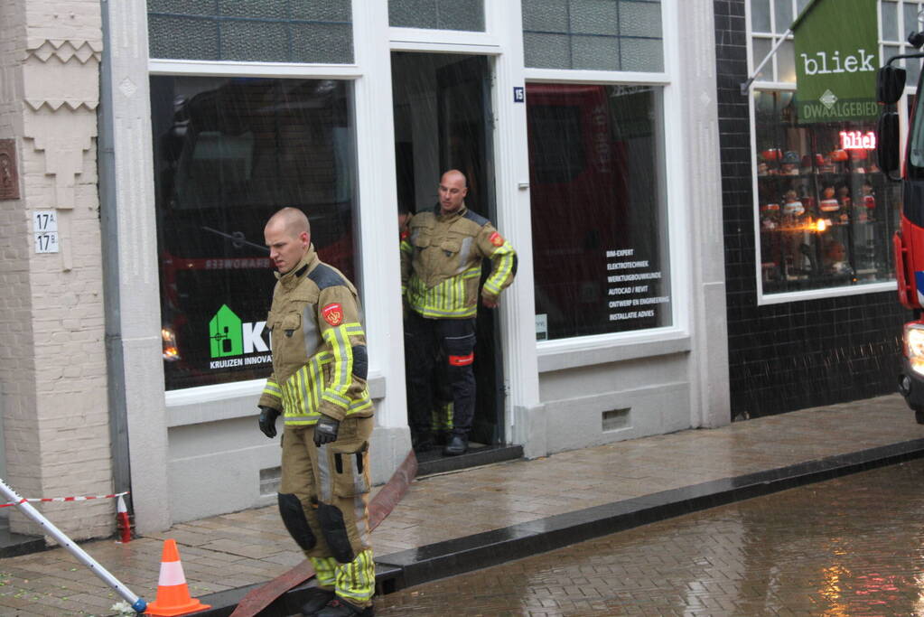 Wateroverlast door harde regenval