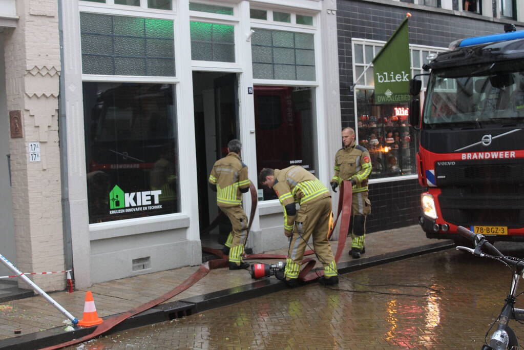 Wateroverlast door harde regenval