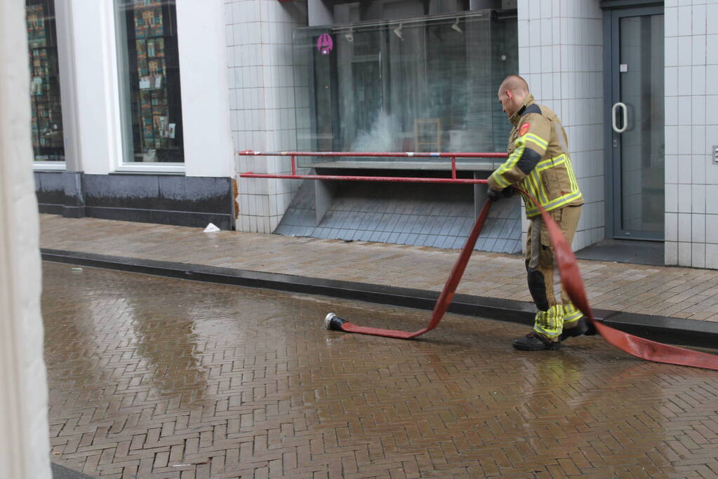 Wateroverlast door harde regenval