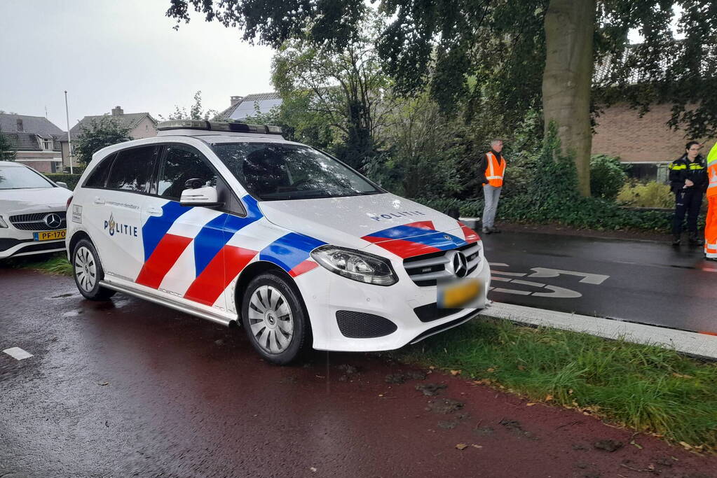 Verkeersregelaar aangereden bij wegwerkzaamheden