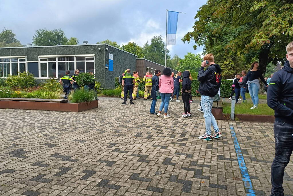 Brand op middelbare school