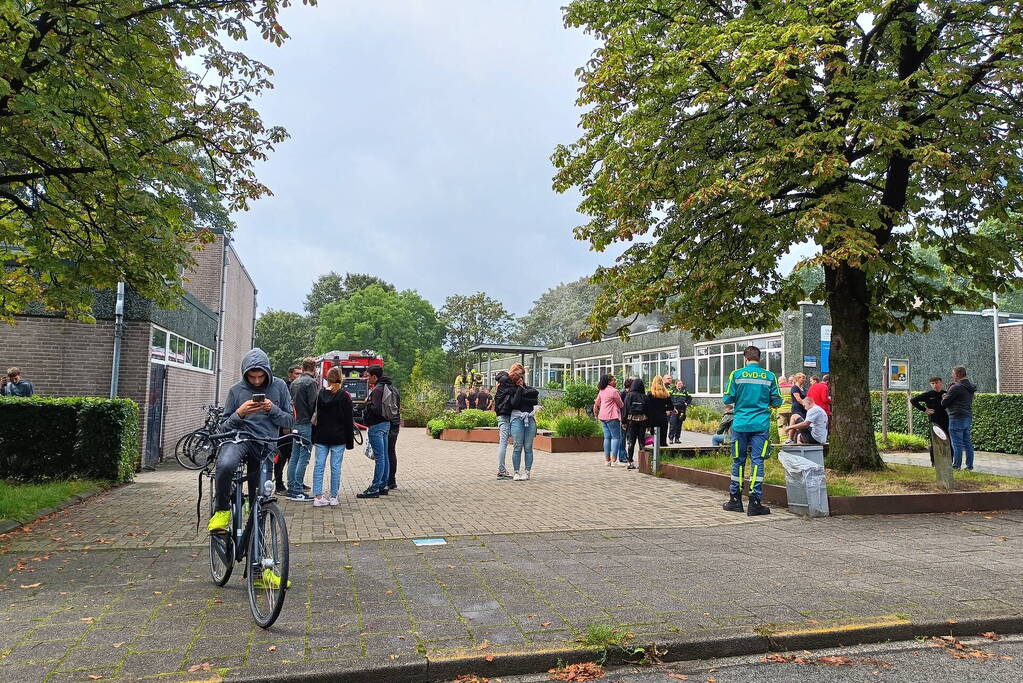 Brand op middelbare school