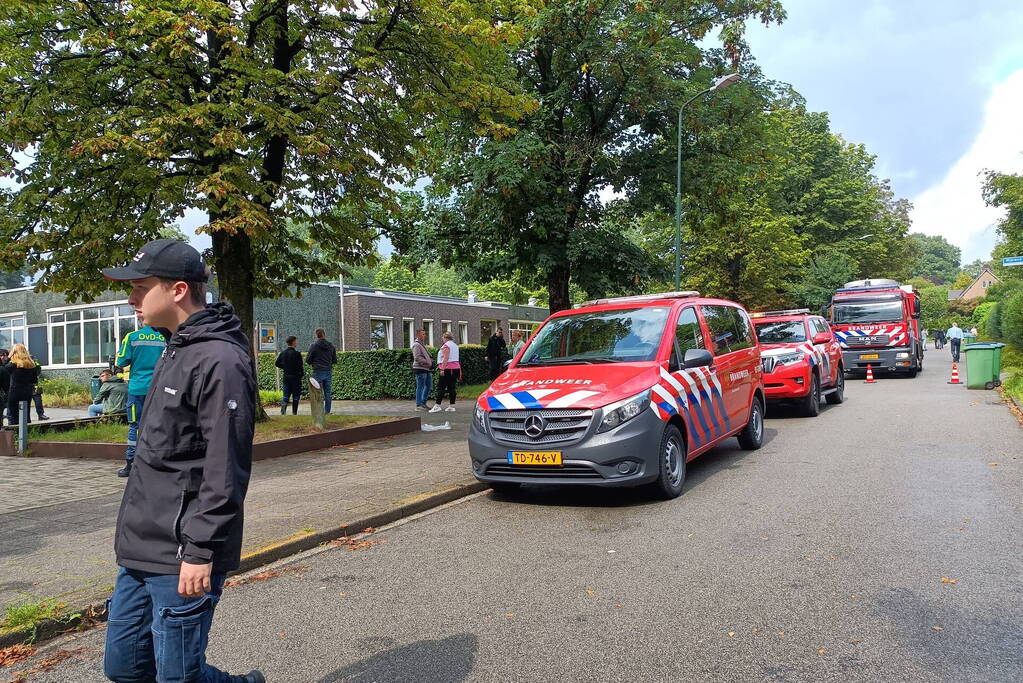 Brand op middelbare school