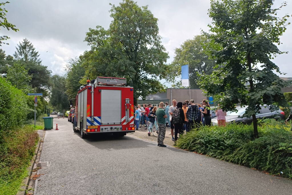 Brand op middelbare school