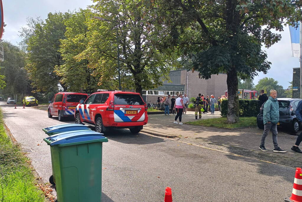 Brand op middelbare school