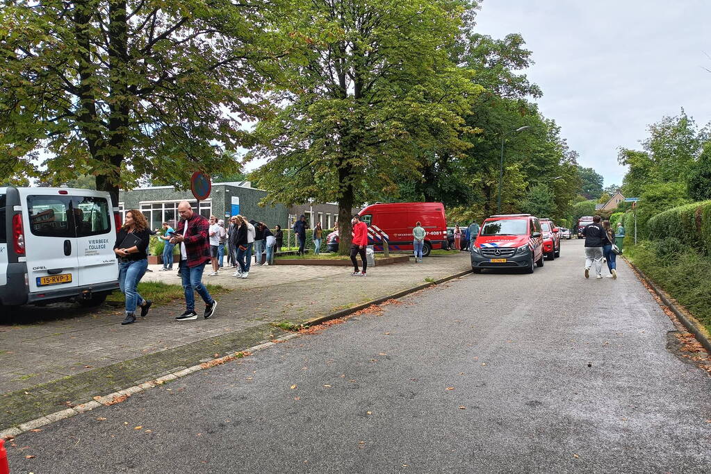 Brand op middelbare school