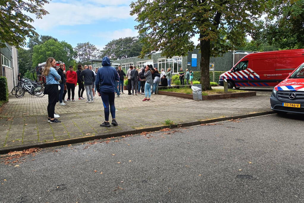 Brand op middelbare school