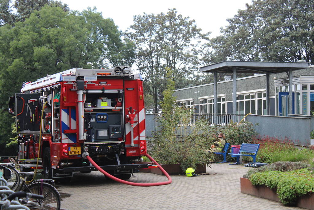 Brand op middelbare school