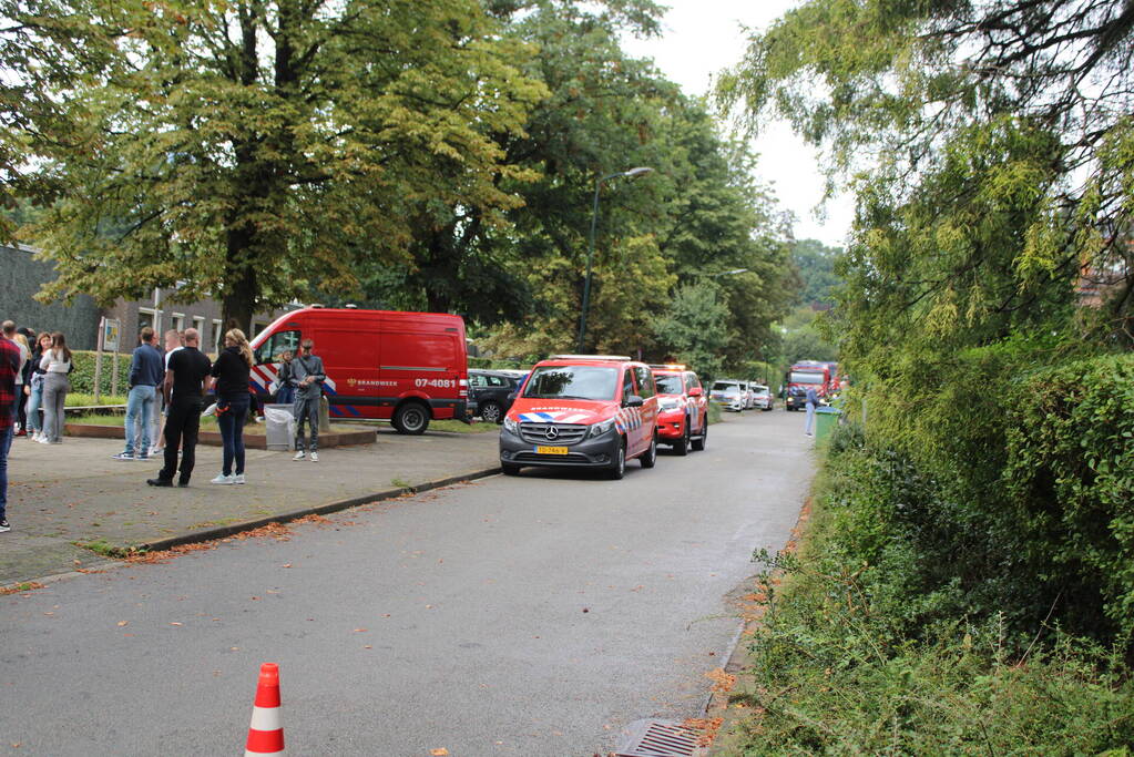 Brand op middelbare school