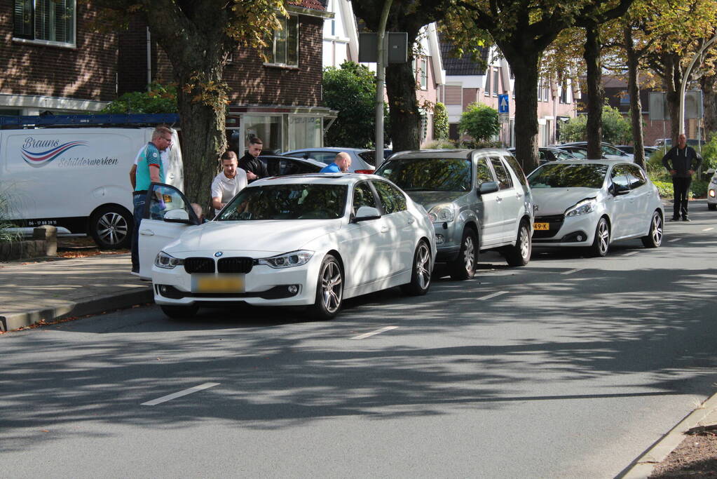 Drie auto's beschadigd bij ongeval