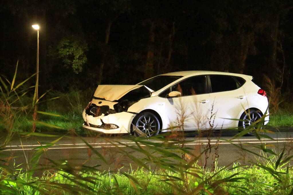 Persoon onder invloed aangehouden bij ongeval