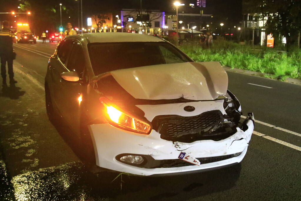 Persoon onder invloed aangehouden bij ongeval