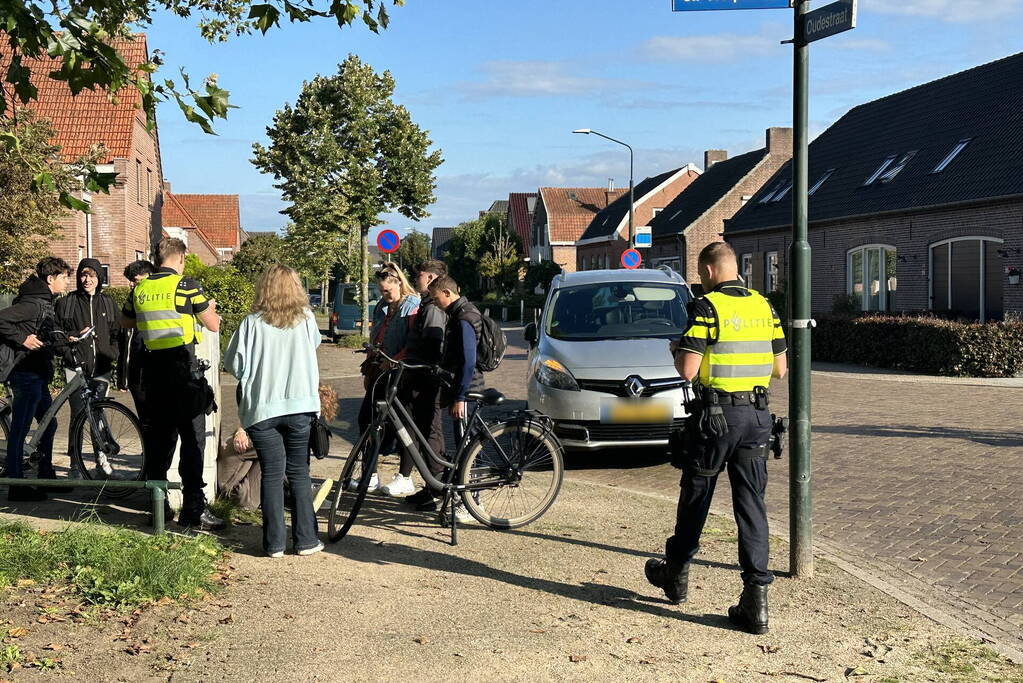 Fietster aangereden tijdens oversteken