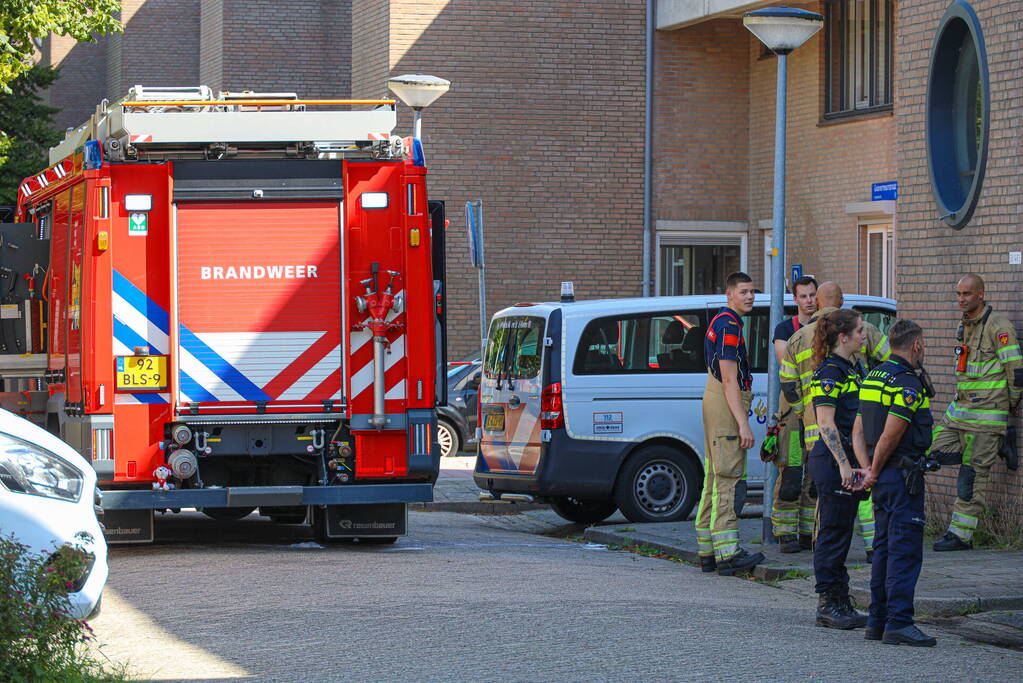 Woning brand snel onder controle