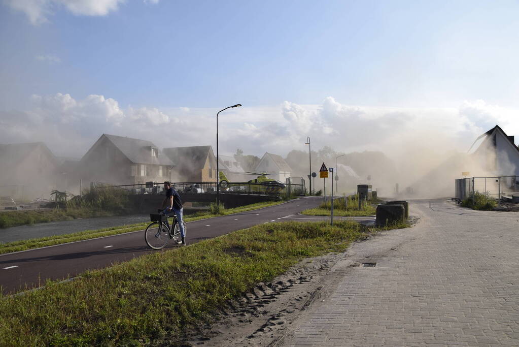 Persoon ernstig gewond na val van hoogte