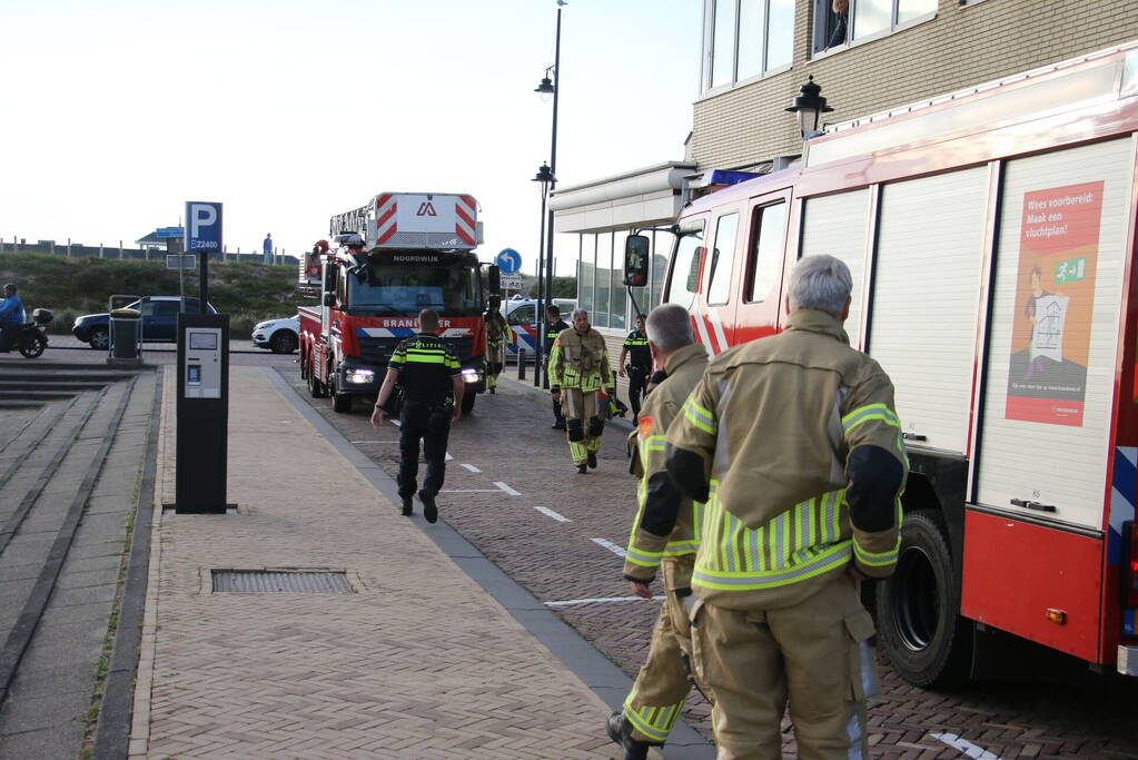 Brand in vriezer van hotel snel onder controle