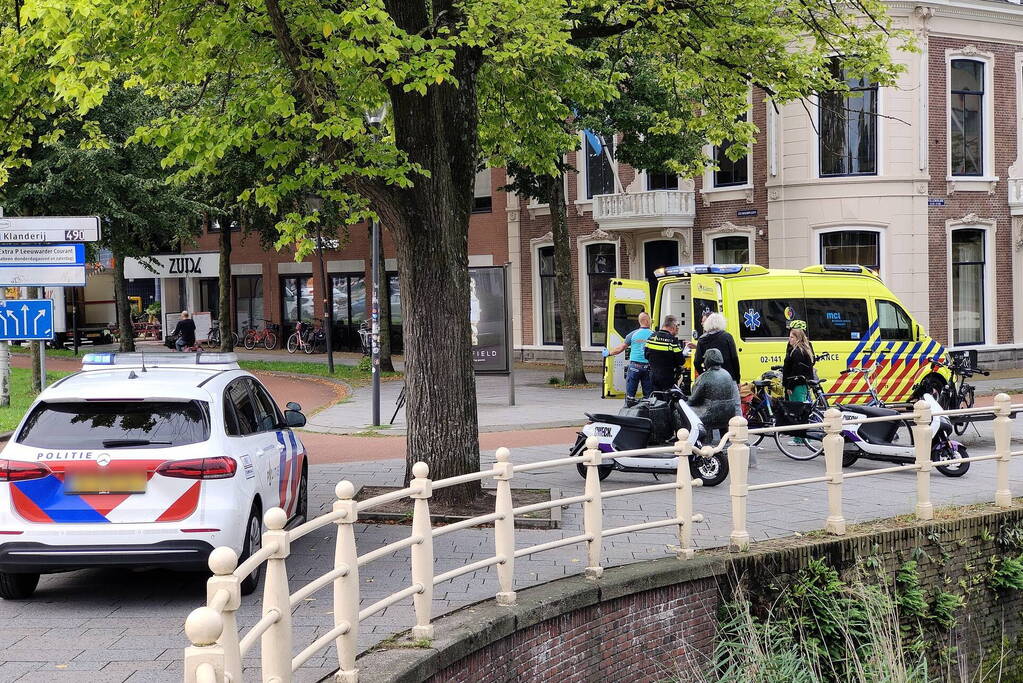 Fietsers ten val bij botsing