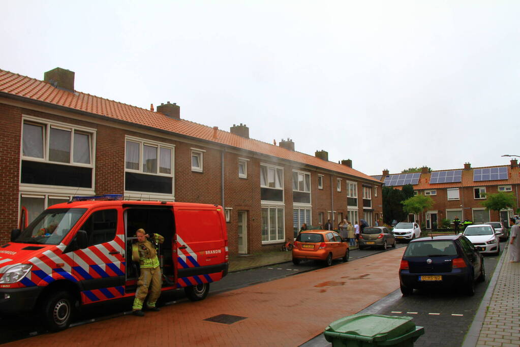 Rookontwikkeling bij brand in woning