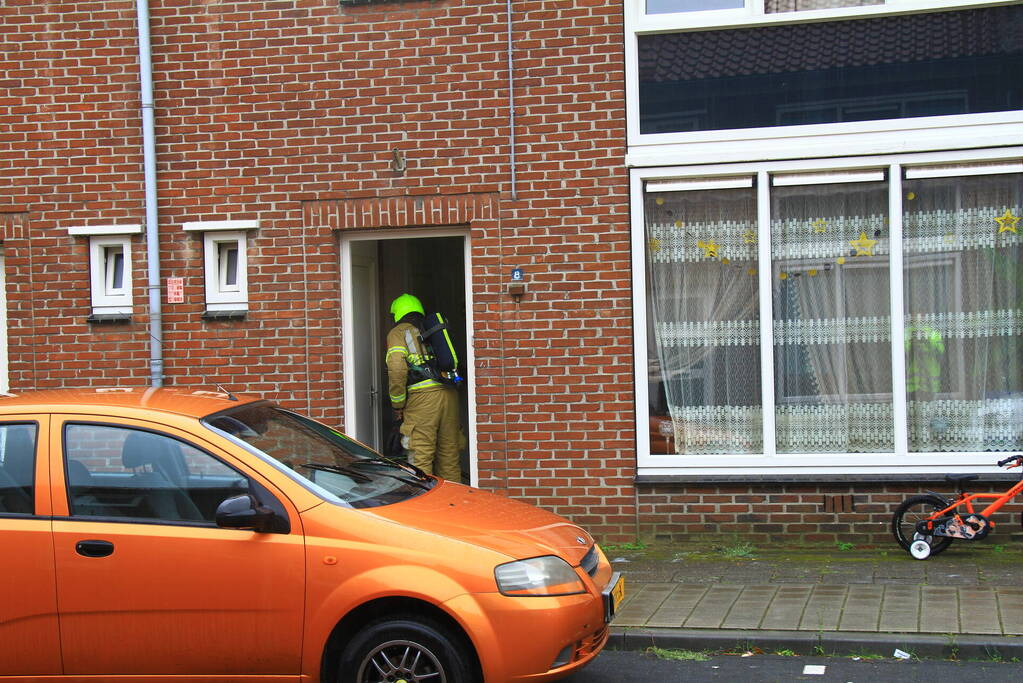 Rookontwikkeling bij brand in woning