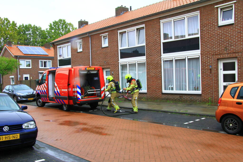 Rookontwikkeling bij brand in woning