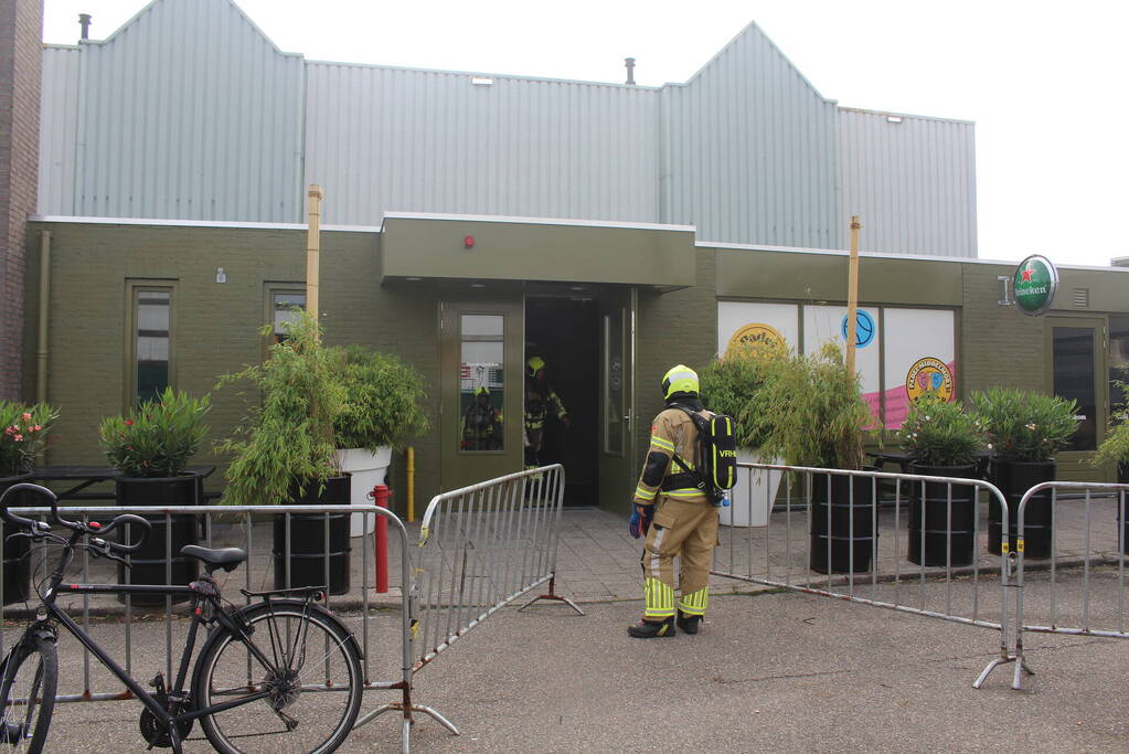 Grote brand in sportgebouw