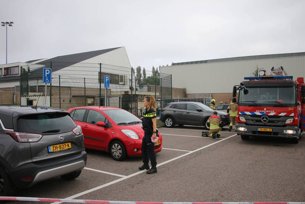 Grote brand in sportgebouw