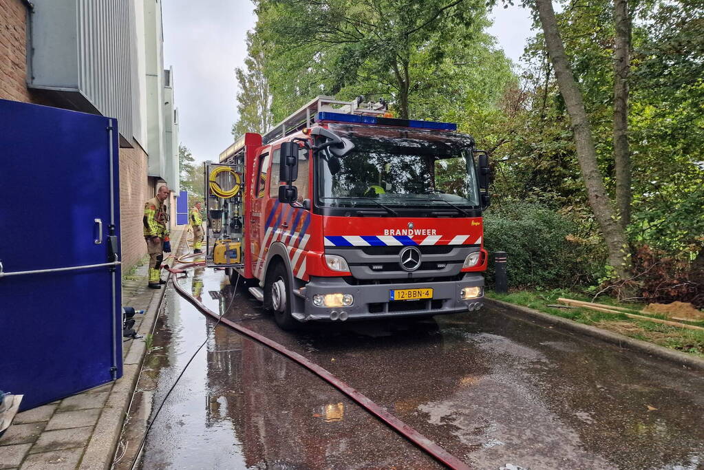 Grote brand in sportgebouw