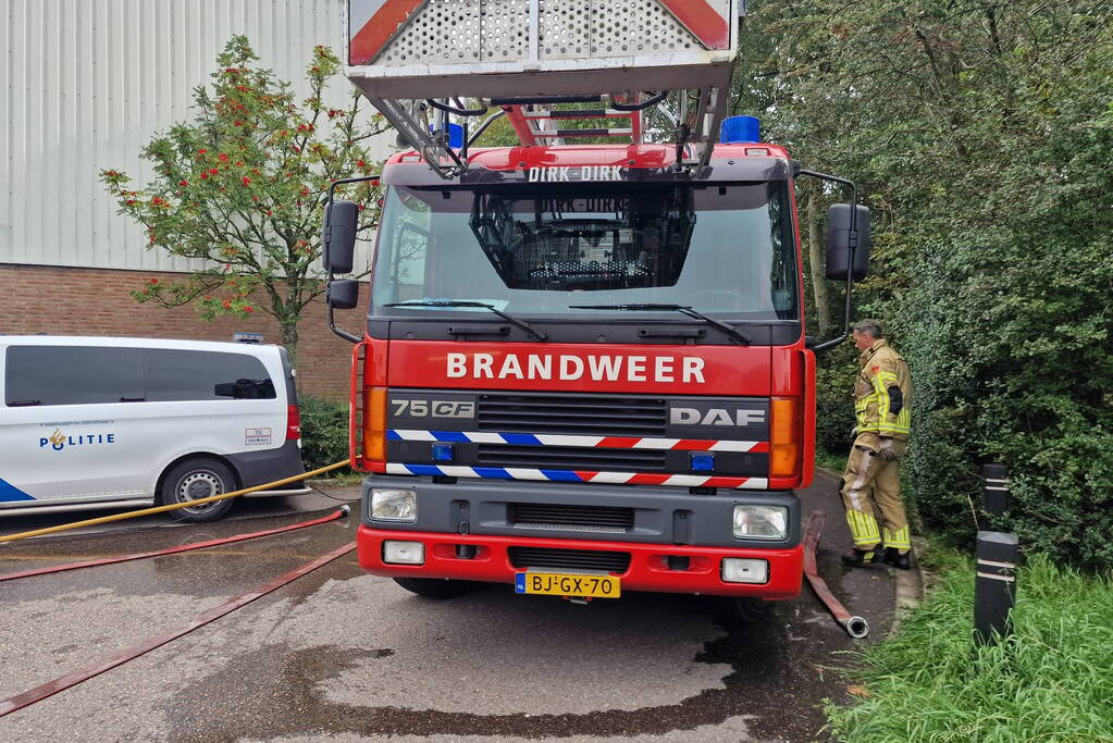 Grote brand in sportgebouw