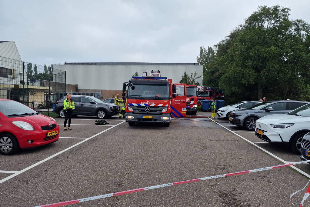 Grote brand in sportgebouw